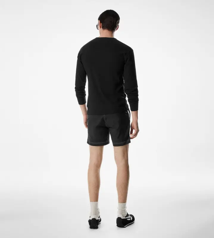 COTTON STRETCH RIB HENLEY online